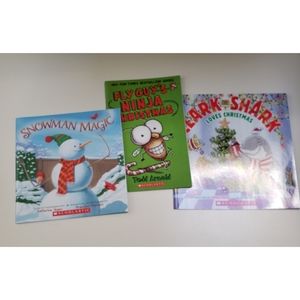 Set of 3 Scholastic Christmas Paperback Books